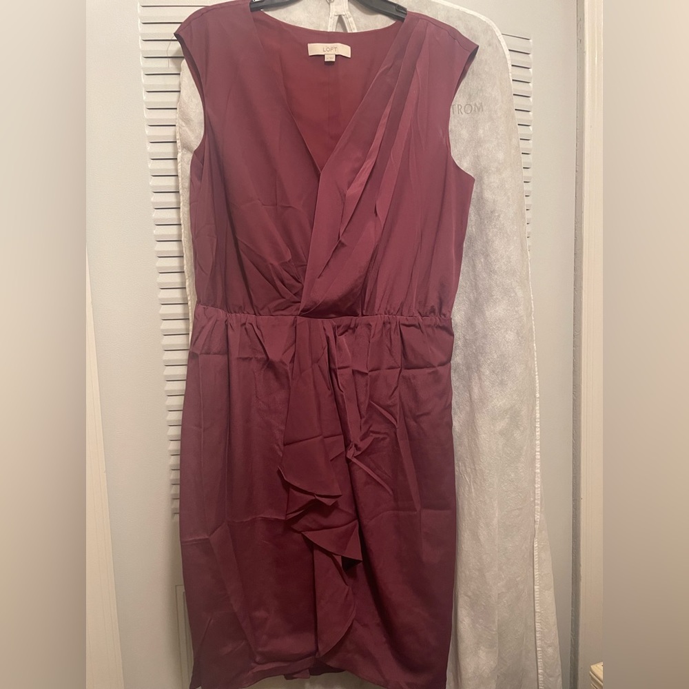 Flirty magenta loft dress